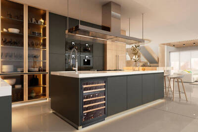 La Sommeliere Ankastre Şarap Dolabı, 2 Zon, 51 Şişe Kapasiteli LSBU51DB2 - 2